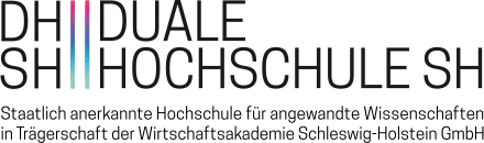 Duale Hochschule Schleswig-Holstein - staatlich anerkannte Hochschule für angewandte Wissenschaften in Trägerschaft der Wirtschaftsakademie Schleswig-Holstein logosu